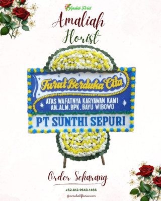 Papan Bunga Duka di Cipamingkis